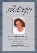 Free Memorial Printing Template : Marble Cover design
