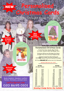 Price list for christmas card printing